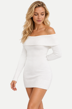 Evadne | Off-Shoulder Knit Sweater