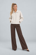 Margaux | Zip-Up Boxy Short Coat