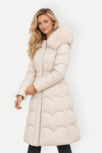 Margaux | Fur Collar Long Puffer Jacket