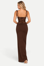 Camille | Lace Bodice Maxi Dress