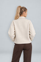 Margaux | Zip-Up Boxy Short Coat