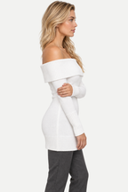 Evadne | Off-Shoulder Knit Sweater