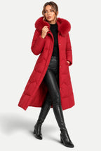 Isabelle | Winter Padded Coat with Fur Collar