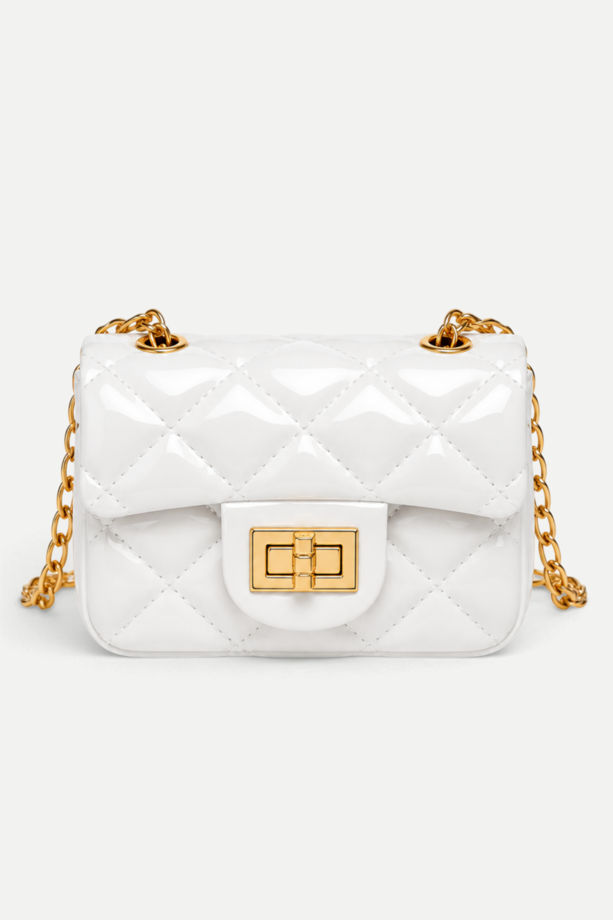 Livia | Quilted Mini Shoulder Bag with Chain Strap