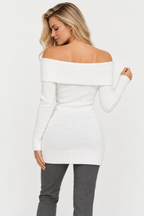 Evadne | Off-Shoulder Knit Sweater