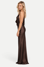 Xylara | Elegant Halter Neck Bodycon Dress