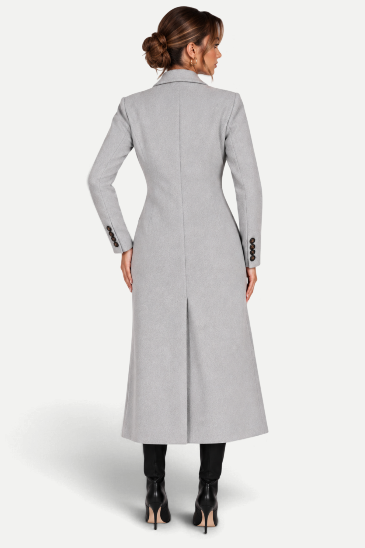 Ottilie | Double-Breasted Lapel Long Coat