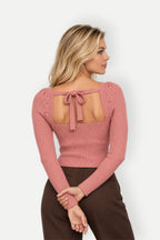 Evienne | Ribbed Square Neck Sweater