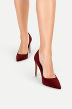 Aurélia | Suede Pointed Toe Stiletto Heels