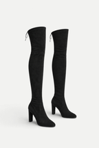 Isadora | Over-the-Knee Suede Boots with High Heel