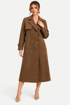 Marcelline | Double-Breasted Long Coat