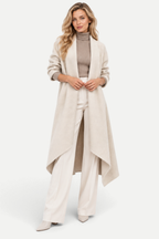 Marcella | Women's Longline Open-Front Knit Cardigan