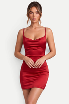 Lioren | Plain Mid-Waist Sling Mini Dress