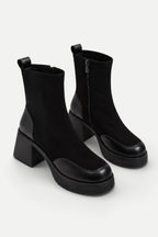 Sabine | Chunky Block-Heel Ankle Boots