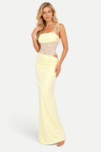 Camille | Lace Bodice Maxi Dress