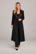 Brielle | Double-Breasted Tailored Long Coat