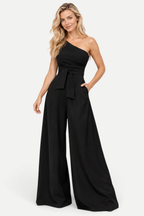 Seraphina | One-Shoulder Wide-Leg Jumpsuit