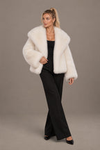 Perpetua | Hooded Faux Fur Jacket