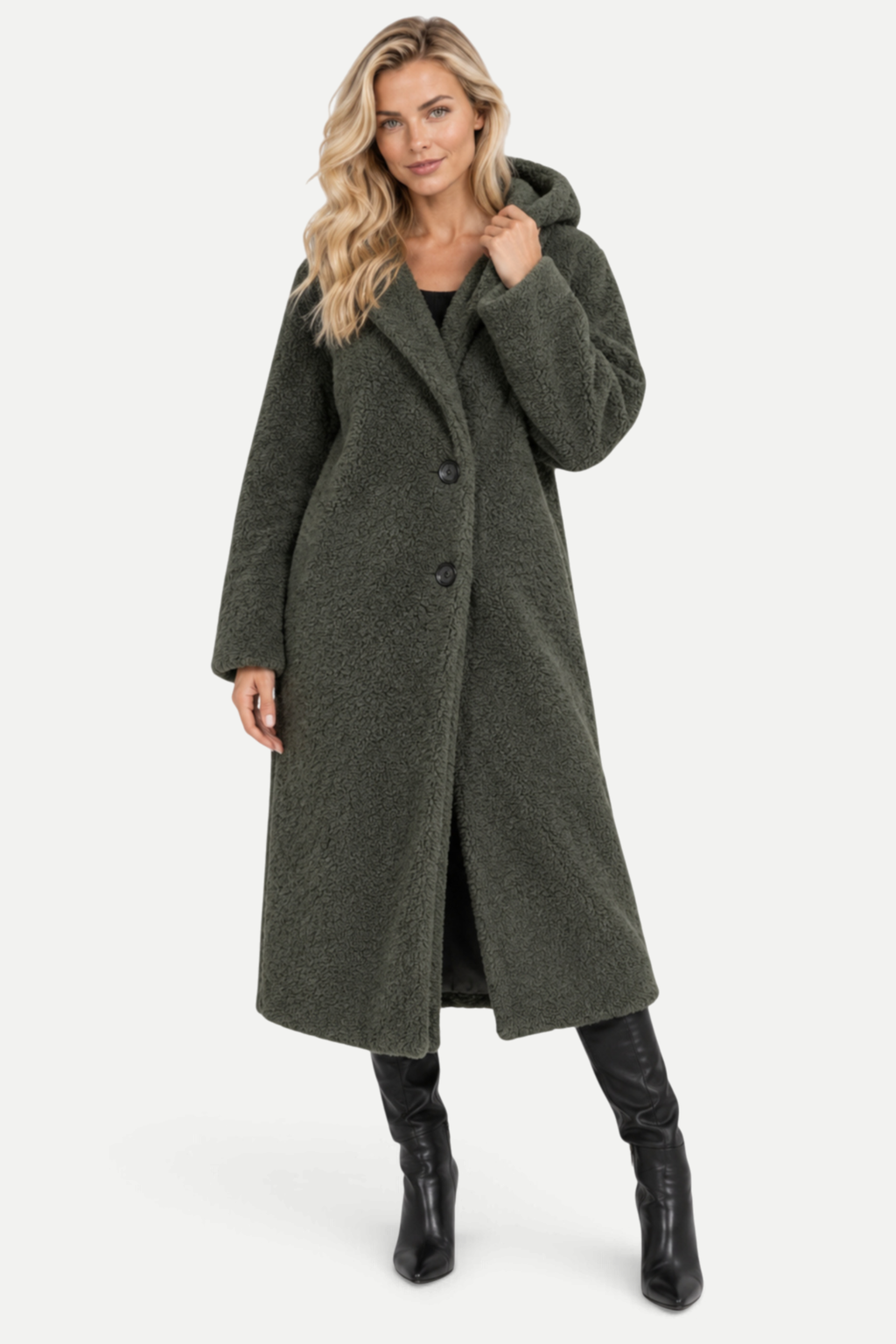 Élodine | Long Hooded Casual Coat