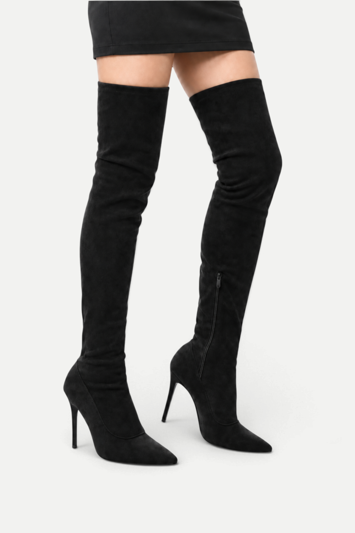 Séverine | Suede Over-the-Knee Stiletto Boots
