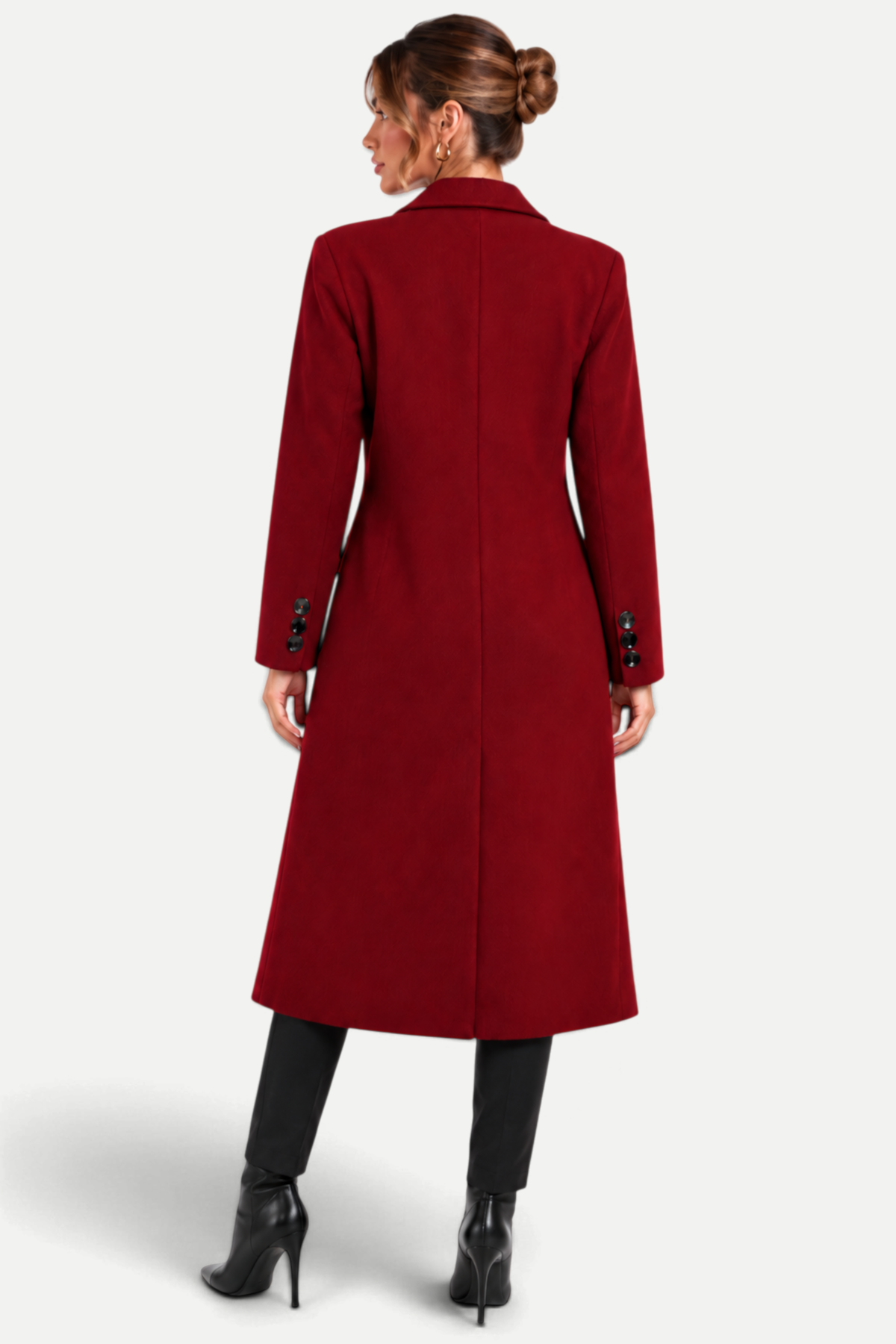 Ottilie | Double-Breasted Lapel Long Coat