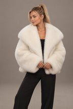 Perpetua | Hooded Faux Fur Jacket
