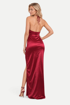 Céliane | Halter Asymmetric Dress
