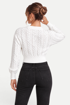 Zéloria | Cable Knit Cropped Jumper