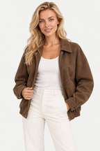 Virelia | Relaxed-Fit Suede Jacket