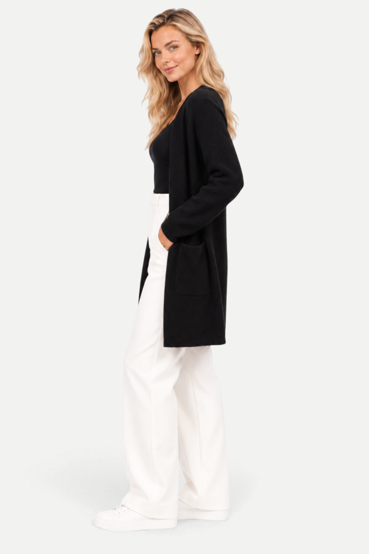 Celine | Women's Longline Knitted Cardigan