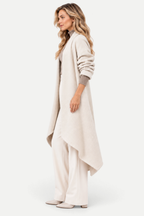 Marcella | Women's Longline Open-Front Knit Cardigan