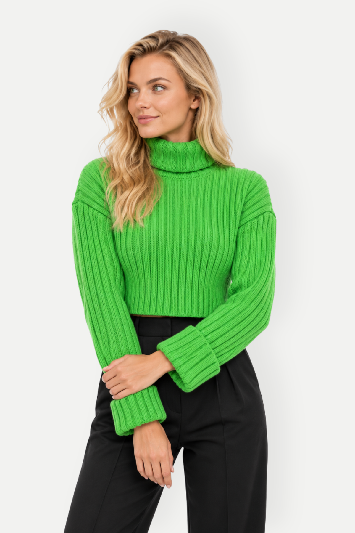 Isla | Ribbed Turtleneck Sweater