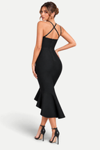 Alveria | Halter Knit Strap Dress