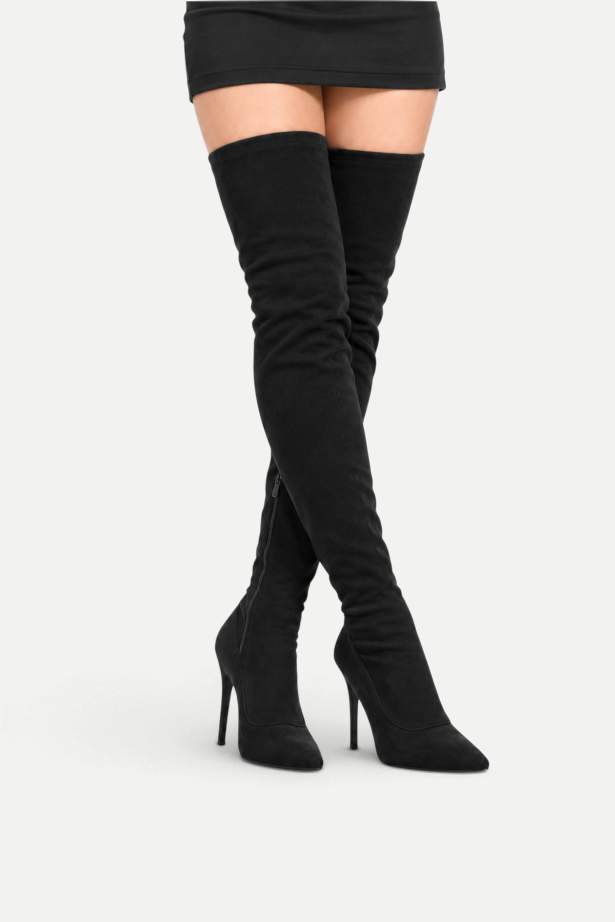 Séverine | Suede Over-the-Knee Stiletto Boots