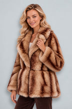 Isolde | Fur Collar Short Winter Coat