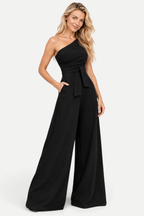 Seraphina | One-Shoulder Wide-Leg Jumpsuit