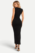 Élodie | High-Waist Pleated Long Dress