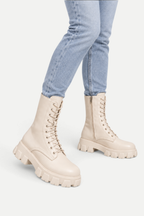 Maëline | Chunky Platform Lace-Up Boots