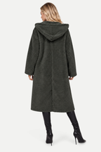 Élodine | Long Hooded Casual Coat