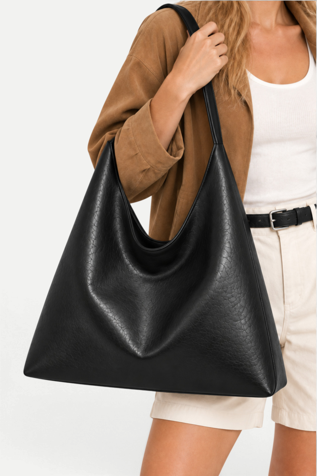 Ariette | Slouchy PU Hobo Shoulder Bag