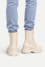 Maëline | Chunky Platform Lace-Up Boots