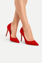 Aurélia | Suede Pointed Toe Stiletto Heels