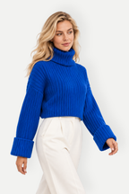 Isla | Ribbed Turtleneck Sweater