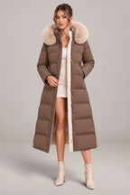Arielle | Belted Hooded Winter Coat
