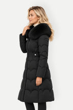 Margaux | Fur Collar Long Puffer Jacket