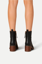 Amélie | Retro Ankle Boots with Block Heel