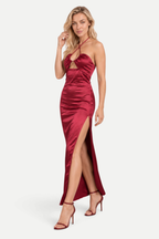 Céliane | Halter Asymmetric Dress