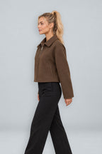 Margaux | Zip-Up Boxy Short Coat