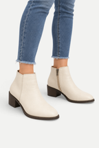 Zephyrelle | Pointed Toe Low Heel Ankle Boots