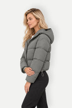 Freya | Women's Hooded Cropped Puffer Jacket